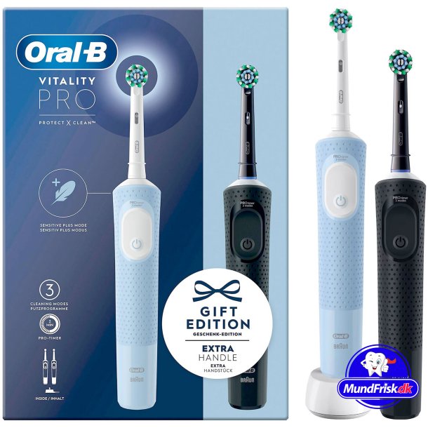 Oral-B Vitality Pro Shkhammasharjat DUO Black/Blue