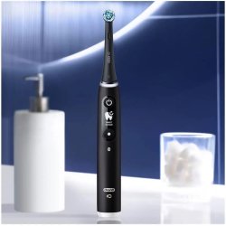 Oral-B iO Series 6 DUO Pink/Black El-tandbrster Ekstra Brstehoved