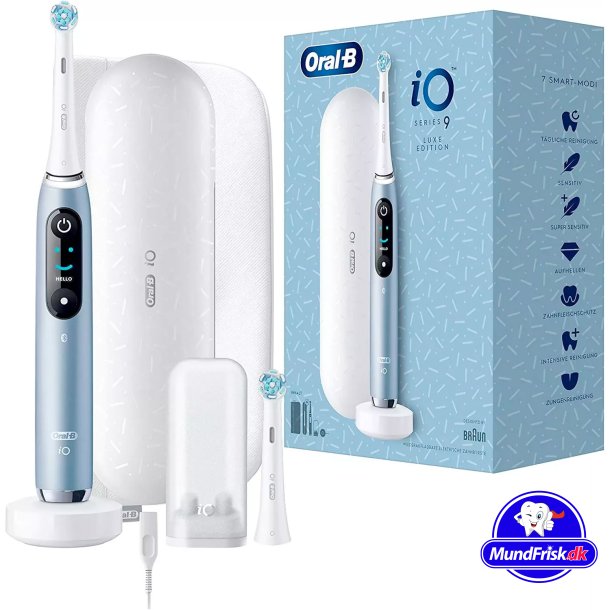 Oral-B iO Series 9 Luxe Edition Elektrische Zahnb&uuml;rste Aqua Blue
