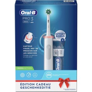 Oral-B Pro 3 3800 CrossAction Elektrisk tandborste + Tandkrm
