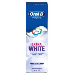 Oral-B Tannkrem Complete Ekstra White 75 ml.