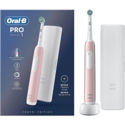 Oral-B Pink Pro Series 1 Brosse � dents �lectrique + �tui de voyage