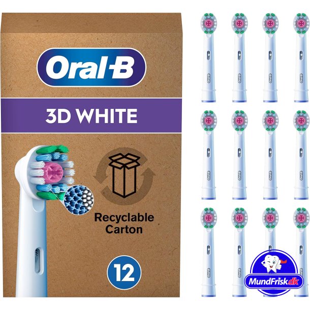 Oral-B PRO 3D White 12 stuks opzetborstels