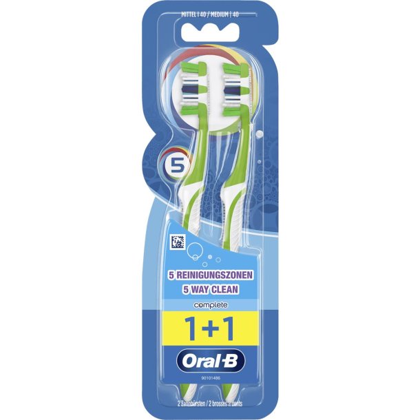 Oral-B Tandborstar 2 st. Komplett medium