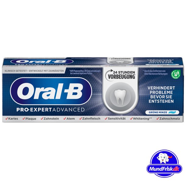 Oral-B Tannkrem Pro - Expert Advanced Green Mint 75 ml.