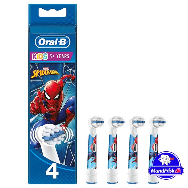 Oral-B Brstehoveder Til Brn Spiderman 4 stk.