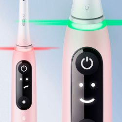 Oral-B iO Series 6 DUO Pink/Black El-tandbrster Ekstra Brstehoved