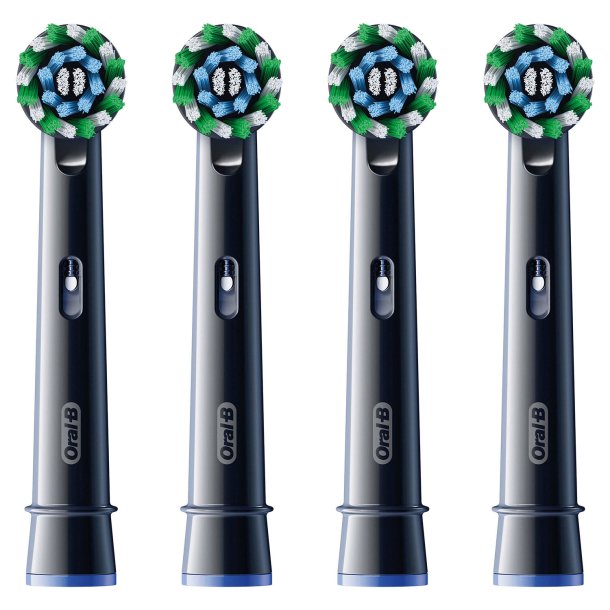 Oral-B PRO CrossAction 4 stk. Brstehoveder BLACK