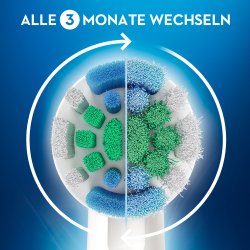 6 stk. Oral-B Precision Clean Bacterial Protection B�rstehoveder