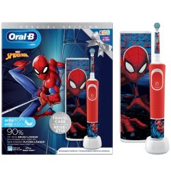 Oral-B Spider-Man gaveeske elektrisk tannbrste for barn