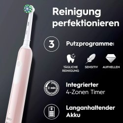 Oral-B Pro Series 1 DUO Elektriska tandborstar Svart + Rosa