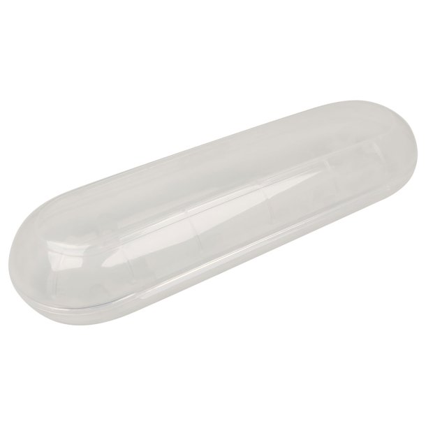 Rejse-Etui til El-tandb�rste Boks til bl.a. Oral-B TRANSPARENT