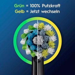 Oral-B Black PRO CrossAction Borsthuvuden 10 st.