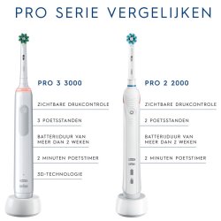 Oral-B Pro 3 3800 CrossAction Elektrisk tandborste + Tandkrm