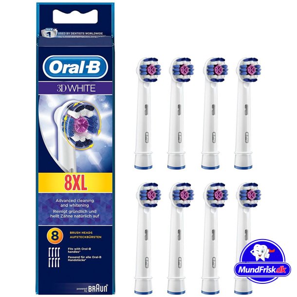8 Stk. Oral-B 3D White Zahnbrstenkpfe