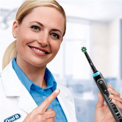 16 stk. BLACK Oral-B CrossAction CleanMaximiser Brstehoveder
