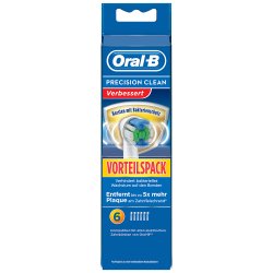 6 stk. Oral-B Precision Clean Bacterial Protection B�rstehoveder