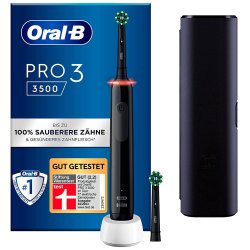 Oral-B Pro 3 3500 Elektrisk tandborste Extra Borsthuvud + Case CrossAction