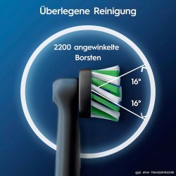 Oral-B Black PRO CrossAction Borsthuvuden 10 st.