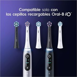 Oral-B iO 8 st. Borsthuvuden Radiant White SVARTA