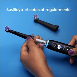 Oral-B iO 8 st. Borsthuvuden Radiant White SVARTA