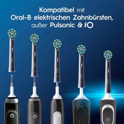 Oral-B Black PRO CrossAction Borsthuvuden 10 st.