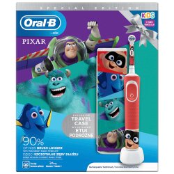 Oral-B Pixar presentfrpackning Elektrisk tandborste med fodral fr barn