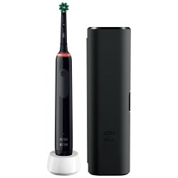 Oral-B Elektrisk tandborste + Fodral BLACK Pro 3 3500 CrossAction