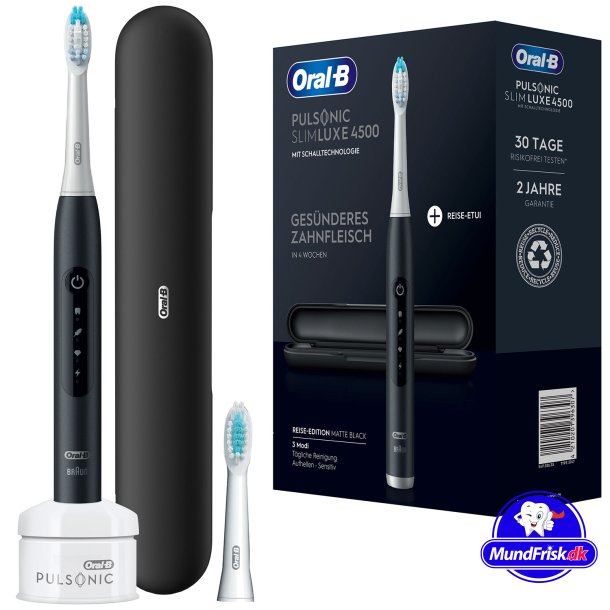 Oral-B Elektrische Zahnb&uuml;rste + Reiseetui Pulsonic Slim Luxe 4500 Black