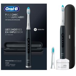 Oral-B El-tandbrste + Rejse-etui Pulsonic Slim Luxe 4500 Black