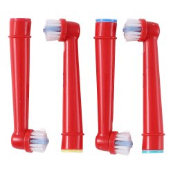 Dentadan borsthuvuden fr barn RED Oral-B kompatibel