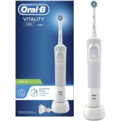 Oral-B CrossAction eltandborste WHITE Vitality d100