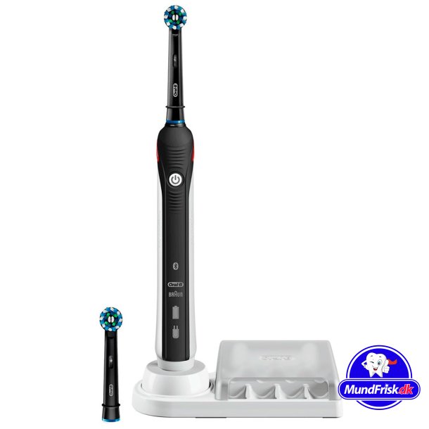 Oral-B Smart 4 4000 Black Elektrische Zahnb&uuml;rste inkl. Halter + zus&auml;tzlicher B&uuml;rstenkopf