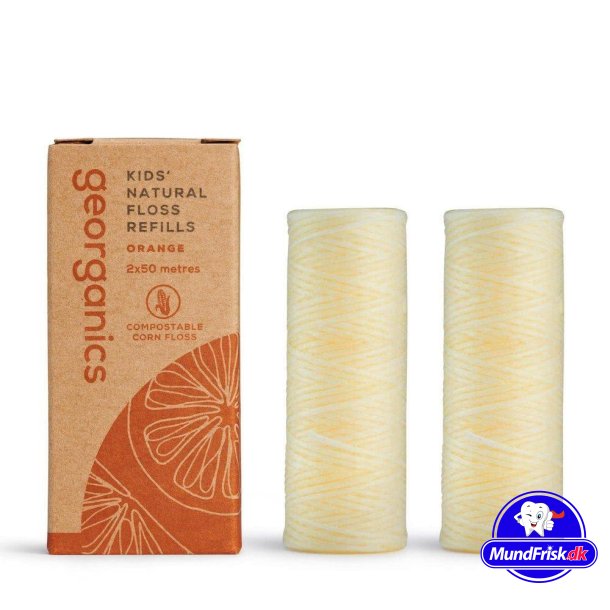 Bredygtig Tandtrd Georganics Orange 2 x 50 mtr.