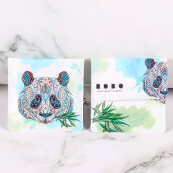 Pocket Askfat Abstrakt Motiv Djur