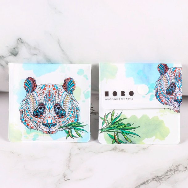 Taschenaschenbecher Abstrakte Motive Tiere PANDA