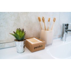 4 pcs Brosses � dents en bambou Pandoo
