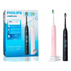 Philips DUO Pink + Sort El-tandbrster Sonicare 4500 Protective Clean