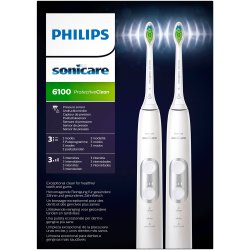 Philips Sonicare DUO 2 stk. El-tandbrster ProtectiveClean 6100
