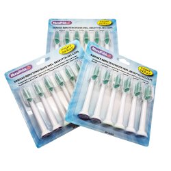 18 st. Borsthuvuden fr Philips Sonicare med skyddslock