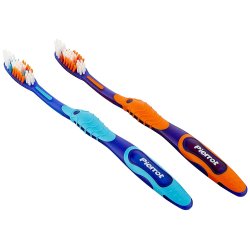 2 stk. Pierrot Whitening Gold Tandbrste - Medium