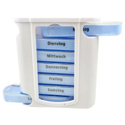 Pilleboks Ugedoserings-ske med dage og tidspunkter