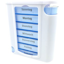 Pilleboks Ugedoserings-ske med dage og tidspunkter