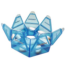 Pillbox 7-sidigt utrymme fr alla dagar i veckan