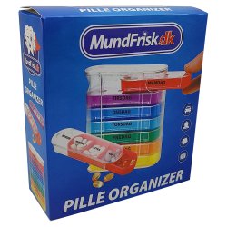 Pillendose Wochendosierung Pillendose Spender Farbige Schubladen