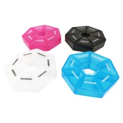 Pillbox 7-sidigt utrymme fr alla dagar i veckan