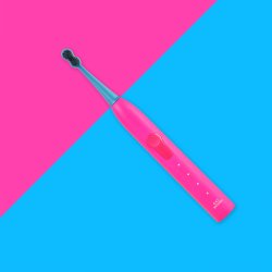 Bl borsthuvuden fr Megasmile Sonic Black Whitening Elektrisk tandborste