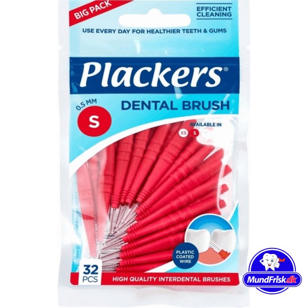 32 stk. Mellomromsbrster Plackers Dental Brush mm ISO 2 RD