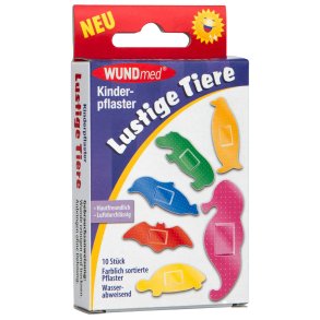 Gips for barn viklet med morsomme dyr