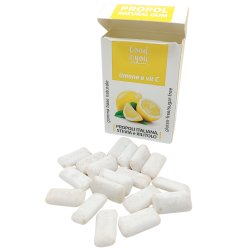 Naturligt propolis tuggummi PROPOL citron + vitamin C